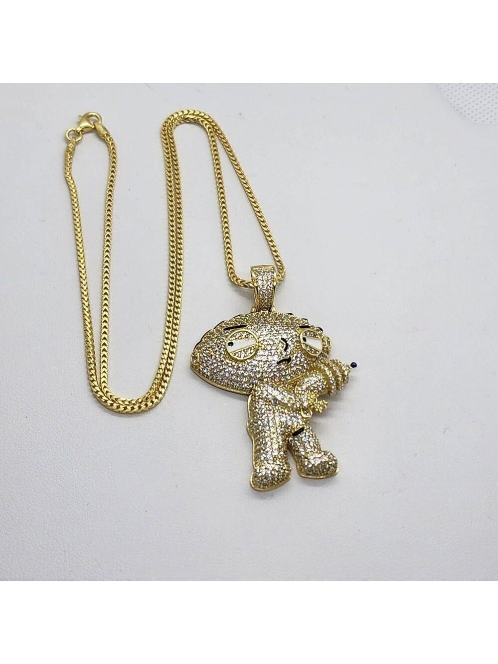 Brand New Sterling Silver 925 Stewie Necklace